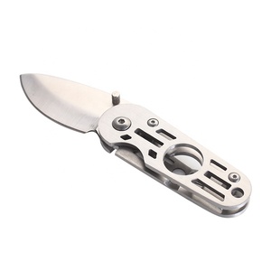 Cortador de puros de acero inoxidable, venta directa de fábrica, cuchillo para puros - Product Image 1