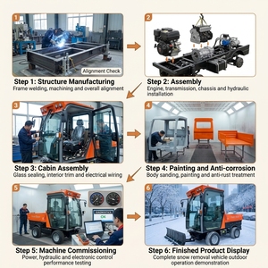 Souffleuse à neige autoportée 4x4 1400 mm 25 CV avec contrôle de croisière CVT et fonction de déneigement multifonction - Product Image 2