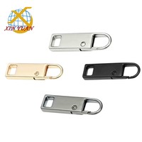 Tirette de fermeture éclair métallique ouvrable, détachable, avec ressort, pour remplacement de curseur de fermeture éclair, accessoires de quincaillerie pour ceintures, 2 tailles