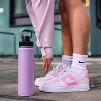 Botella de Agua de Acero Inoxidable al por Mayor, Jarra de Agua para Correr al Aire Libre, Logotipo Impreso en 3D, Termo de Doble Pared con Aislamiento al Vacío