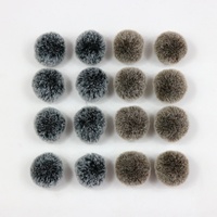 Boule de fausse fourrure de lapin de haute qualité, 5/6/7/8cm, boule de cheveux, pompon pour accessoires de mariage, étiquette de téléphone porte-clés breloque