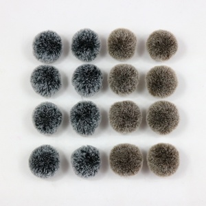 Boule de fausse fourrure de lapin de haute qualité, 5/6/7/8cm, boule de cheveux, pompon pour accessoires de mariage, étiquette de téléphone porte-clés breloque - Product Image 6