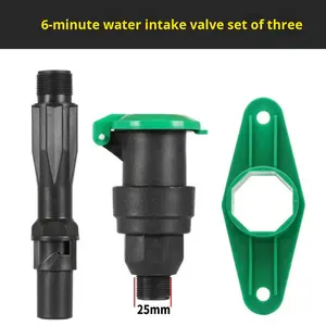 Connecteurs rapides en plastique PE 3/4'' résistants à la corrosion, norme DIN 4 bar, pour système d'irrigation de jardin - Product Image 3