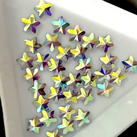 Strass thermocollants en forme d'étoile de qualité supérieure, 3 mm à 7 mm, 10 grosses unités, 1440 pièces, pour transferts de strass pour nœuds de cheerleading