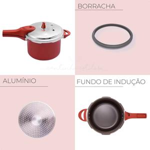 Panci Presto antilengket 4,2 L, panci Presto dapur pemanasan cepat untuk dalam dan luar ruangan, berkemah, Hotel keluarga - Product Image 3