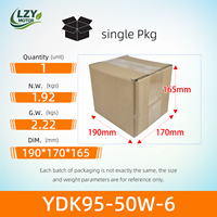 Motor de Ventilador Metálico YDK95-50W-6, AC220-240V, 50HZ, 0.26A, 50W, 850 RPM, CCW, Motor de Aire Acondicionado Interior para Uso Doméstico