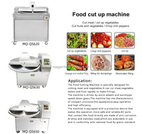 Machine à couper les légumes et la viande, hachoir à bol en acier inoxydable, capacité de 300 à 1000 kg/h, machine industrielle de découpe et de hachage