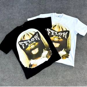 Vintage özel 230g 260g 280g 100% pamuk Streetwear Vintage pamuk boy T-Shirt tasarımcı Sup aynı <span class=keywords><strong>Fit</strong></span> Tees - Product Image 1