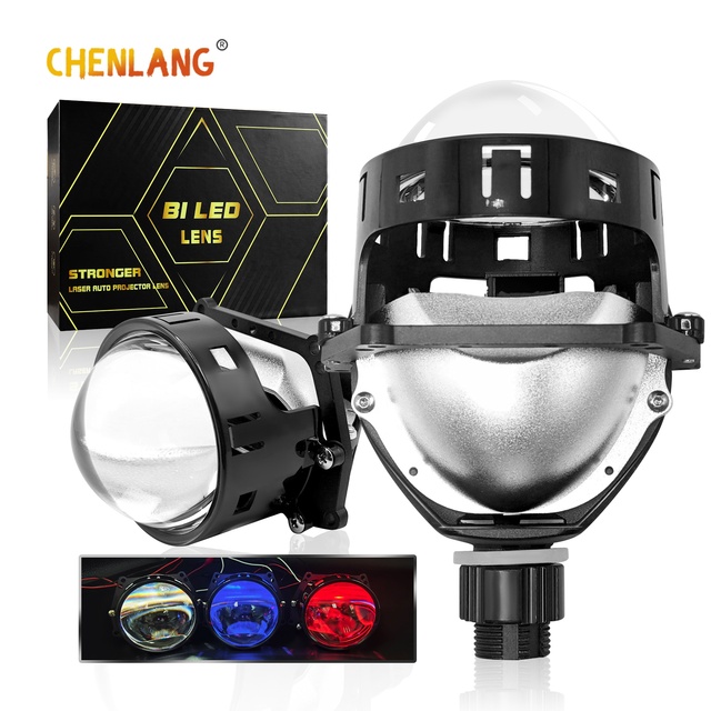 Chenlang 3 Inch 140W 10000LM Bi LED Projector Lens Non-Destructive Super Bright Hot Sale With Demon Eyes 12V 3000K 4300K 6000K
