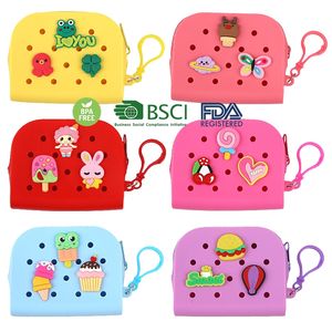 กระเป๋าซิลิโคนพกพาสำหรับใส่ของชิ้นเล็ก ซิปปิด ใช้เก็บขนม ของจุกจิก ใส่เหรียญ บัตร หูฟัง กุญแจ ลิปสติก - Product Image 1