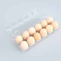 Clamshell Transparent Plastic Egg Container