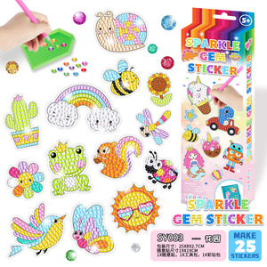 Jiangxing cổ điển tự làm phim hoạt hình kim cương dán khung gỗ Công Chúa Bướm Nàng tiên cá trẻ em Bộ Quà Tặng trẻ em câu đố - Product Image 3