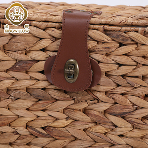 Cesta de Picnic de Mimbre para Exteriores, Ecológica, Nueva Moda, con Cubierta para Almacenamiento de Frutas y Vajilla, Diseño Multifuncional, Color y Logotipo Personalizables - Product Image 5