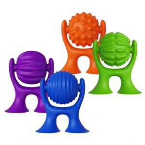 Autism Textured Silicone Sensory <b>Toys</b> Fine Motor Skills Development Sensory Suction <b>Toys</b> Spinner for Baby - Product Image 1