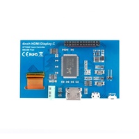 Módulo de Pantalla LCD IPS de 4 Pulgadas, 800X400, Pantalla de 4.0 Pulgadas con Panel Táctil Resistivo GPIO, Salida de Audio para Raspberry Pi