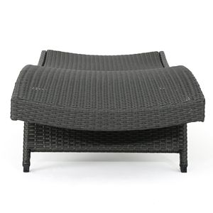 Chaise longue en osier DB Salem PE chaise pliante en bois massif pour utilisation dans la cour extérieure meubles de loisirs de style chinois moderne - Product Image 2