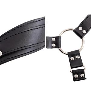 Ensemble de menottes en cuir réglables et bracelets de poignet avec rivets, multi-usages - Product Image 4