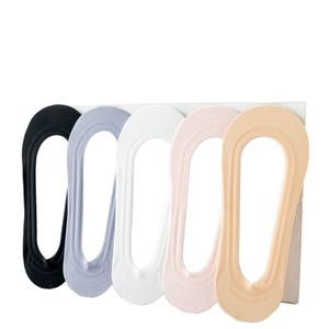 Ice Silk Boat Socks For Women Thin Silicone Anti Slip Low Cut Invisible Summer Spring Autumn Solid Color 15D Nylon - Product Image 4