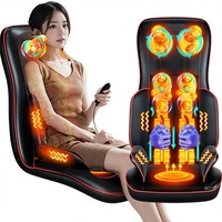 Coussin de massage corporel complet avec télécommande filaire, masseur intelligent multifonctionnel pour le cou et la colonne vertébrale