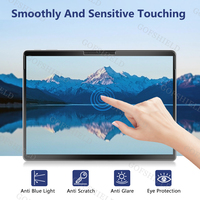 Protection d'écran anti-lumière bleue avec cadre adhésif pour Surface Pro 8/9/X, résistante aux traces et aux rayures, installation simple
