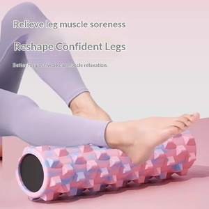 Rouleau en mousse à picots professionnels pour relaxation musculaire, <span class=keywords><strong>yoga</strong></span> et pilates, massage du <span class=keywords><strong>dos</strong></span>, amincissement des jambes, pour débutants - Product Image 4