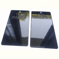 Peinture en poudre chromée effet miroir noir pour l'automobile et les meubles - Finition époxy haute brillance