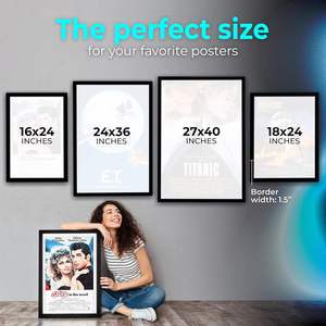 Cadre de boîte lumineuse LED ultra-mince en aluminium pour affiches murales intérieures, affichage publicitaire LED pour magasins de détail et cinémas - Product Image 3