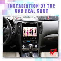 Radio para Auto de 12.1 Pulgadas para Nissan Skyline 370GT e Infiniti G25 G37 2005-2013, Pantalla Táctil Vertical, Sistema Multimedia con GPS y Navegación