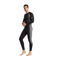 Combinaison de plongée en néoprène SBR SCR CR 3 mm à manches longues pour la plongée, le surf, la natation, la plongée avec tuba et la pêche sous-marine, modèle 2025