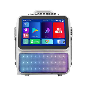 2024ระบบแอนดรอยด์ใช้แบตเตอรี่วูฟเฟอร์4นิ้วเครื่องคาราโอเกะมืออาชีพแบบพกพาขนาด12นิ้ว - Product Image 1