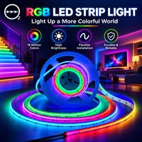 Bande lumineuse O2 RGBIC COB 19W 24V, éclairage d'ambiance intelligent synchronisé avec la télévision, rétroéclairage pour la décoration de la maison de nouvelle génération