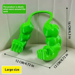 Juguete <span class=keywords><strong>para</strong></span> mascotas con brazo muscular impreso en 3D, estilo <span class=keywords><strong>Hulk</strong></span>, accesorio colgante <span class=keywords><strong>para</strong></span> disfraz, <span class=keywords><strong>para</strong></span> gatos y perros pequeños, juego interactivo - Product Image 4