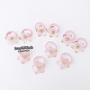 2026 Hot Selling Multiple Models <b>Sweet</b> Simple Flower Decoration Rubber Band Girl's Hair Accessory Fashionable Jewelry Wholesale - Product Image 5