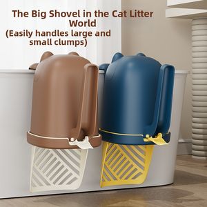 Umweltfreundlicher, Langlebiger Zwei-in-Eins Kotgreifer für Katzen & Hunde mit Großer Kapazität, Einfaches Design Haustier-Abfall-Reinigungswerkzeug - Product Image 2