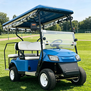 Voiturette <span class=keywords><strong>de</strong></span> golf électrique 4 places anti-gouttelettes pour la saison des pluies, vente en gros - Product Image 1