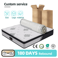 Matelas en mousse à mémoire de forme orthopédique Cloud Comfort moderne pour projets hôteliers, chambres et suites d'appartements haut de gamme