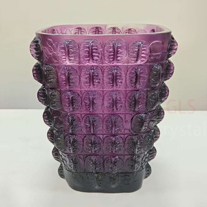 Crafted Tabletop Wedding Croco vases Ancient Dewaxing Crystal French Country Handmade Custom Logo Gift <b>Box</b> Packaging - Product Image 2