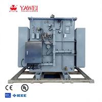 Transformador de subestación trifásico YAWEI 3750(4500)KVA, sumergido en aceite, método de refrigeración ONAN, factor K personalizado.