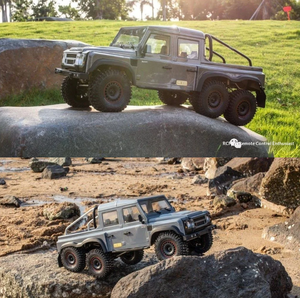 YIKONG YK6101 Pro 1/10 RC Crawler 6x6 Defender 6WD con tres ejes portátiles, bloqueo de diferencial independiente, ESC Hobbywing de 60A y 2 velocidades, Hobby RTR - Product Image 5