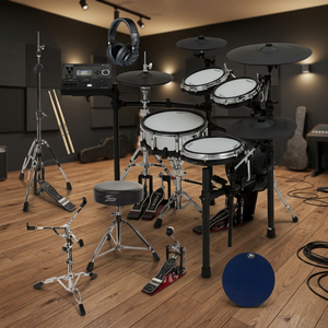 BEST NEW EU TD-50KV2 Electric Industrial V-<b>Drum</b> Set Acrylic Drumheads DIY ODM Customizable <b>Plastic</b> Construction USB-MIDI Double - Product Image 4