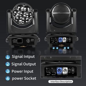 AICPOSE Mini Bee Eye 7x40 RGBW Luz de Cabeza Móvil DMX512 con Zoom para Discotecas y Bodas - Product Image 2