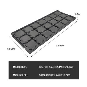 <span class=keywords><strong>Blabk</strong></span> Paquete de bandeja formadora de ampollas de plástico PET de 21 compartimentos para PC de escritorio INTEL CPU - Product Image 3
