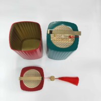 Boîtes en métal personnalisées pour le thé, le café et le chocolat, emballages de luxe en gros, boîtes en métal personnalisées, boîtes de rangement pour aliments de qualité alimentaire, boîtes cadeaux
