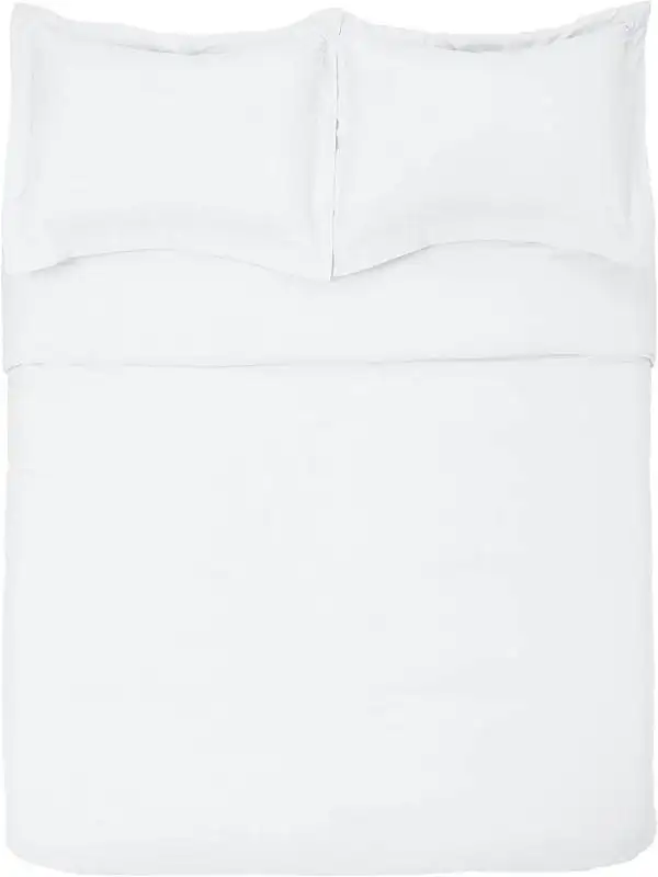 Роскошное мягкое египетское постельное белье, хлопковое белое одеяло, пододеяльник, Комплект постельного белья
