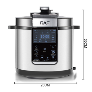 หม้อหุงข้าวอเนกประสงค์ RAF Convenient Intelligence 6.8 ลิตร  แบบไม่ติดกระทะ  ทำจากสแตนเลสสตีล รุ่น P - Product Image 4