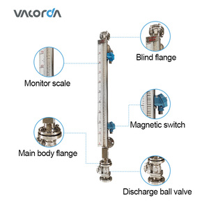 Đồng hồ đo mức bể ngầm bằng thép không gỉ và chỉ báo mực nước với bảo vệ IP65 và hiển thị tùy chọn - Product Image 4