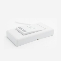 Botón de Liberación para Sistema de Control de Acceso de Forma Estrecha, Fabricado en Material ABS, con Contactos NO/NC/COM de Montaje Superficial