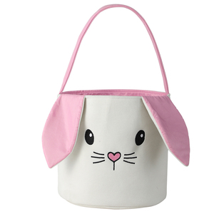 Sac fourre-tout <span class=keywords><strong>personnalisé</strong></span> en peluche lapin avec monogramme pour la Pâques, idéal pour les bonbons et les cadeaux - Product Image 6