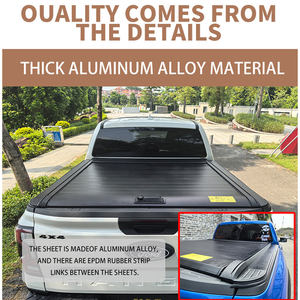 Couverture de benne de camion en alliage d'aluminium rigide, couverture de benne de camionnette pour <span class=keywords><strong>Ford</strong></span> F150 <span class=keywords><strong>F250</strong></span> F350 6,5 pieds - Product Image 3