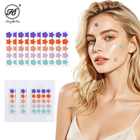 20 patchs hydrocolloïdes multicolores en forme de fleur pour l'acné, à action rapide, apaisants, rajeunissants, autocollants couvrants pour les imperfections, directement de l'usine